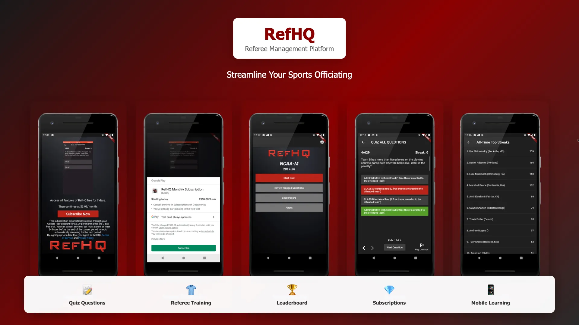 RefHQ app preview
